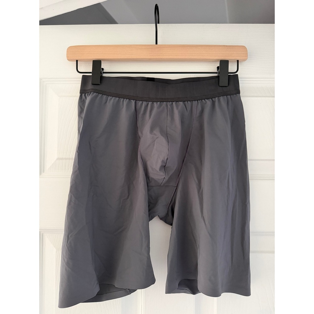 Lululemon Mens Always in Motion Compression Boxer Gray Activewear Athleisure